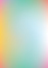 Modern banner collection in trendy gradient and noise. Blurred vector background smooth blue, pink and yellow color. Winter season aesthetic.