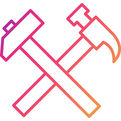 Crossed Hammers Icon