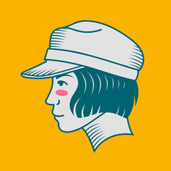 Character design avatar flat minimalist 104