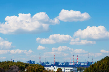 Obraz premium 佐布里 緑と花のふれあい公園からの見晴らし