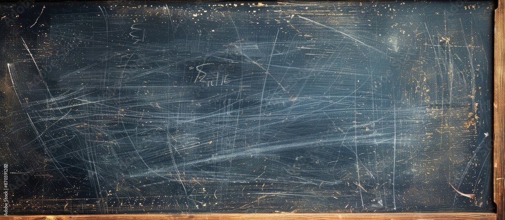 Poster Close-up view of a school chalkboard with copy space image available.