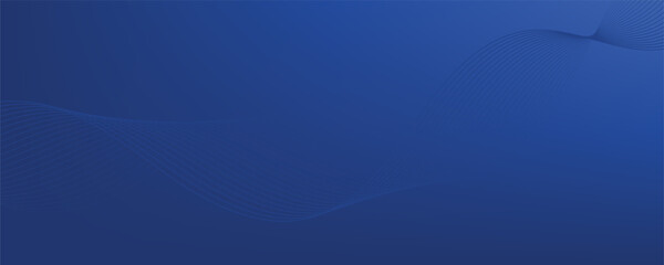 Abstract blue tech background with wavy lines. 