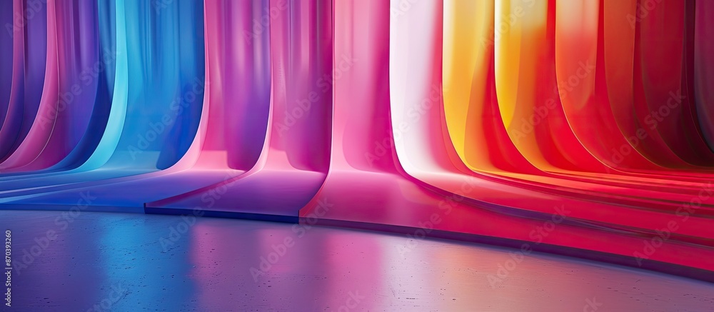 Poster colorful backdrop with copy space image.