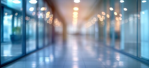 Blurred office space background. Blurry photo of office