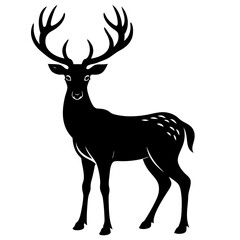 Vector Illustration of Deer