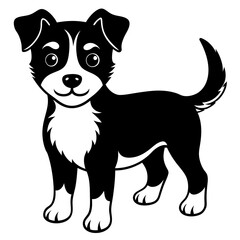 Vector Illustration of Puppy Dog