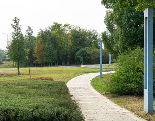 The road of City Park in China