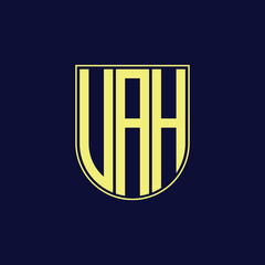 uah letter logo design