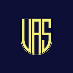 uas letter logo design