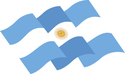 Argentina Flag Illustration