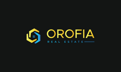 
 Real Estate logo design Vector template