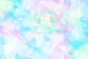 Sparkling Light Blue Crystal Fantasy...