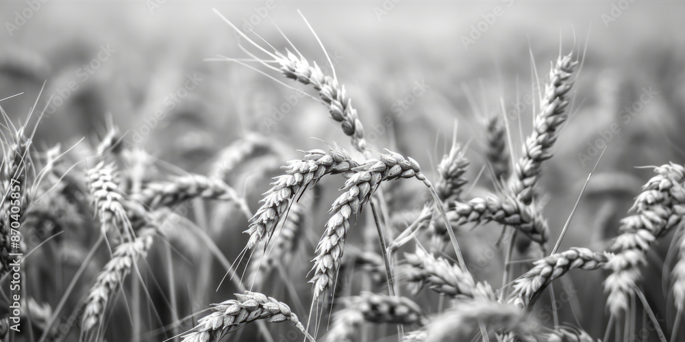 Aufkleber a field of wheat with a few of the stalks bent over. the field is mostly empty, with only a few stal