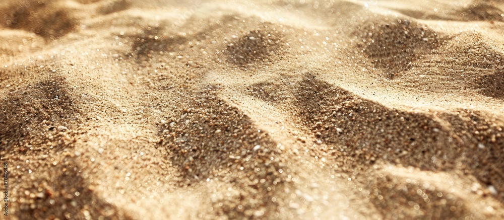 Poster detailed close-up of a sandy surface with ample copy space image available.