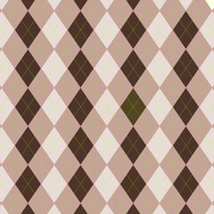 Seamless pattern argyle design  theme brown colors 
,phonecase, tablecloth 