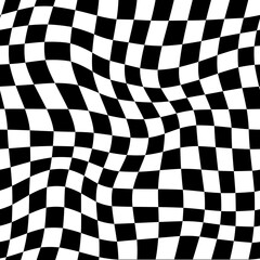 Warp Checker Seamless Tile Pattern for Apparel, Background, Wallpaper, UX etc