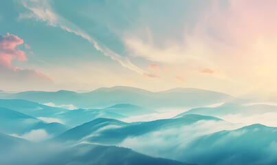 Obraz premium the vast sky and beautiful atmosphere