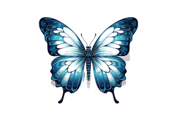 Fototapeta premium I Love Butterfly (PNG 8208x5472)