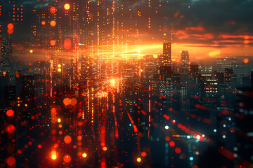 Fototapeta premium Business analysts working with complex datasets using data visualizations and analytical tools to derive insights