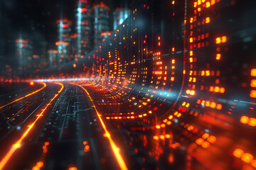Fototapeta premium Business analysts working with complex datasets using data visualizations and analytical tools to derive insights