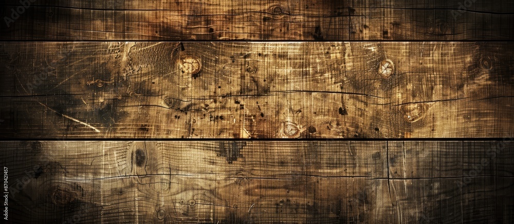 Poster background design featuring an aged wooden texture with copy space image.