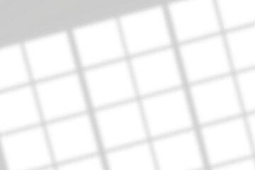 Shadow from light window.  Window shadow effect. Reflect sun beams on wall. Reflecting shades shadow  isolated on transparant background. shadow png overlay