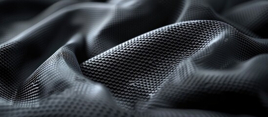 Naklejka premium Texture of sports fabric for wallpaper design or background featuring a copy space image.