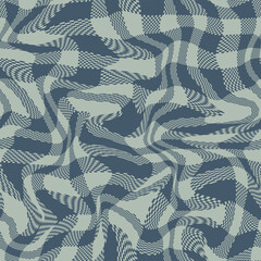Seamless Warp Check Plaid Gingham Pattern. Perfect for apparel, textiles, backgrounds, Ux etc