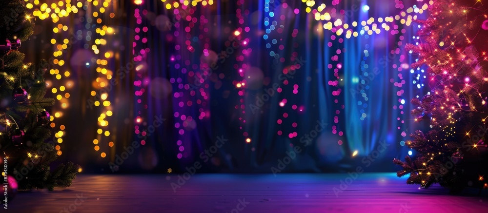 Poster festive backdrop with copy space image.
