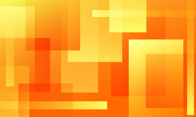 Orange abstract background with squares. Eps10 vector