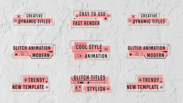 Dynamic Glitch Titles	
