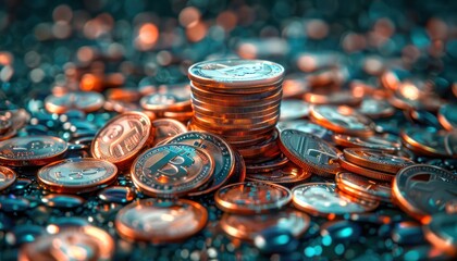 Financial Report Showing Profitability and Wealth Growth A Visual Representation of Margin Earnings and Surplus Wealth