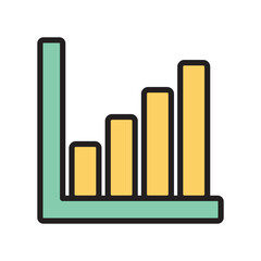 Financial chart icon