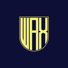 wax letter logo design