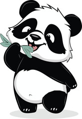 panda cartoon illustration