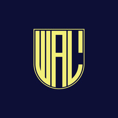 wal letter logo design