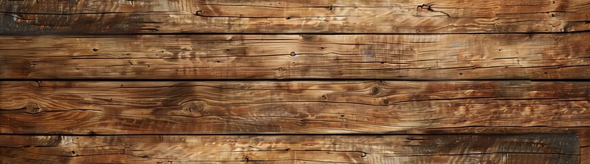 Fototapeta premium A rustic light bright wooden texture - a long panorama banner with an old brown rustic look