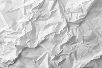 Obraz premium An empty white background with crumpled and creased paper texture