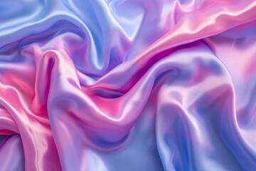 Fototapeta premium Holographic abstract backdrop with soft pastel colors. Hologram foil aesthetic. Trendy vaporwave creative gradient.