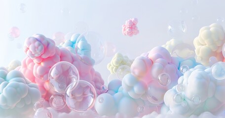An isolated long wide small cloud isolated on a clear solid black background.