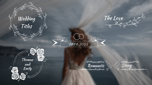 Minimal Wedding Titles	
