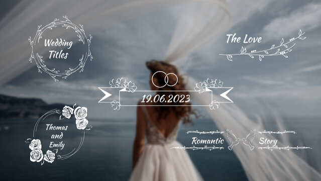 Minimal Wedding Titles	
