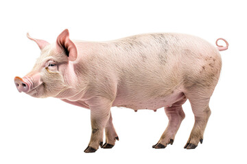 Fototapeta premium a close up of a pig