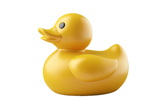 a yellow rubber ducky
