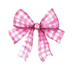 Coquette gingham bow ribbon accessories.