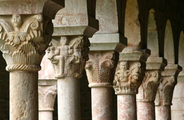 Abbey of Saint Michel de Cuxa. The cloister (12th century).