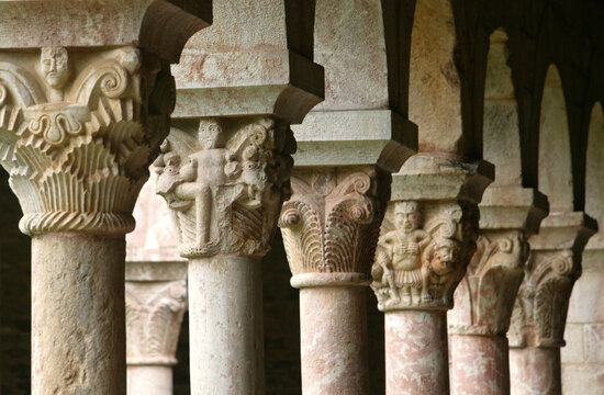 Abbey of Saint Michel de Cuxa. The cloister (12th century).