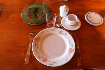 Dining room in a monastery.