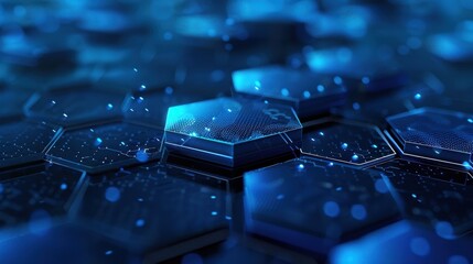 The Blue Digital Grid