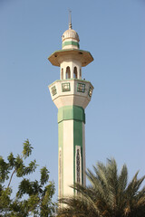 Bamako Grand Mosque. The minaret.  Mali.